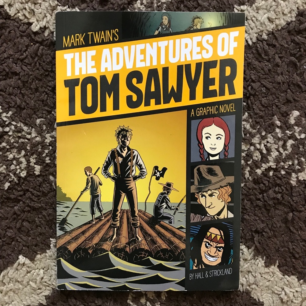 Adventures Of Tom Sawyer Graphic Novel Book
